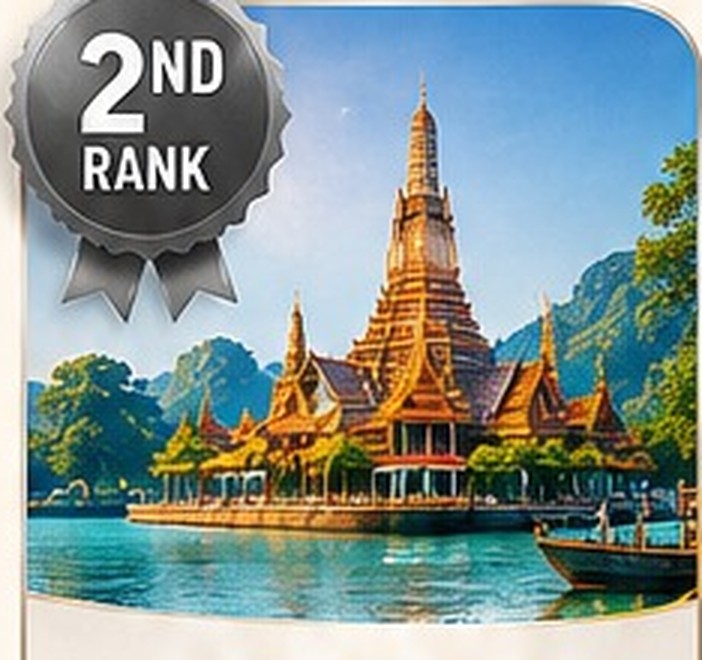 2nd rank prize, Thailand Package